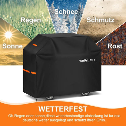 Wetterfeste Grillabdeckung 145x60x120 cm aus 600D Oxford-Stoff