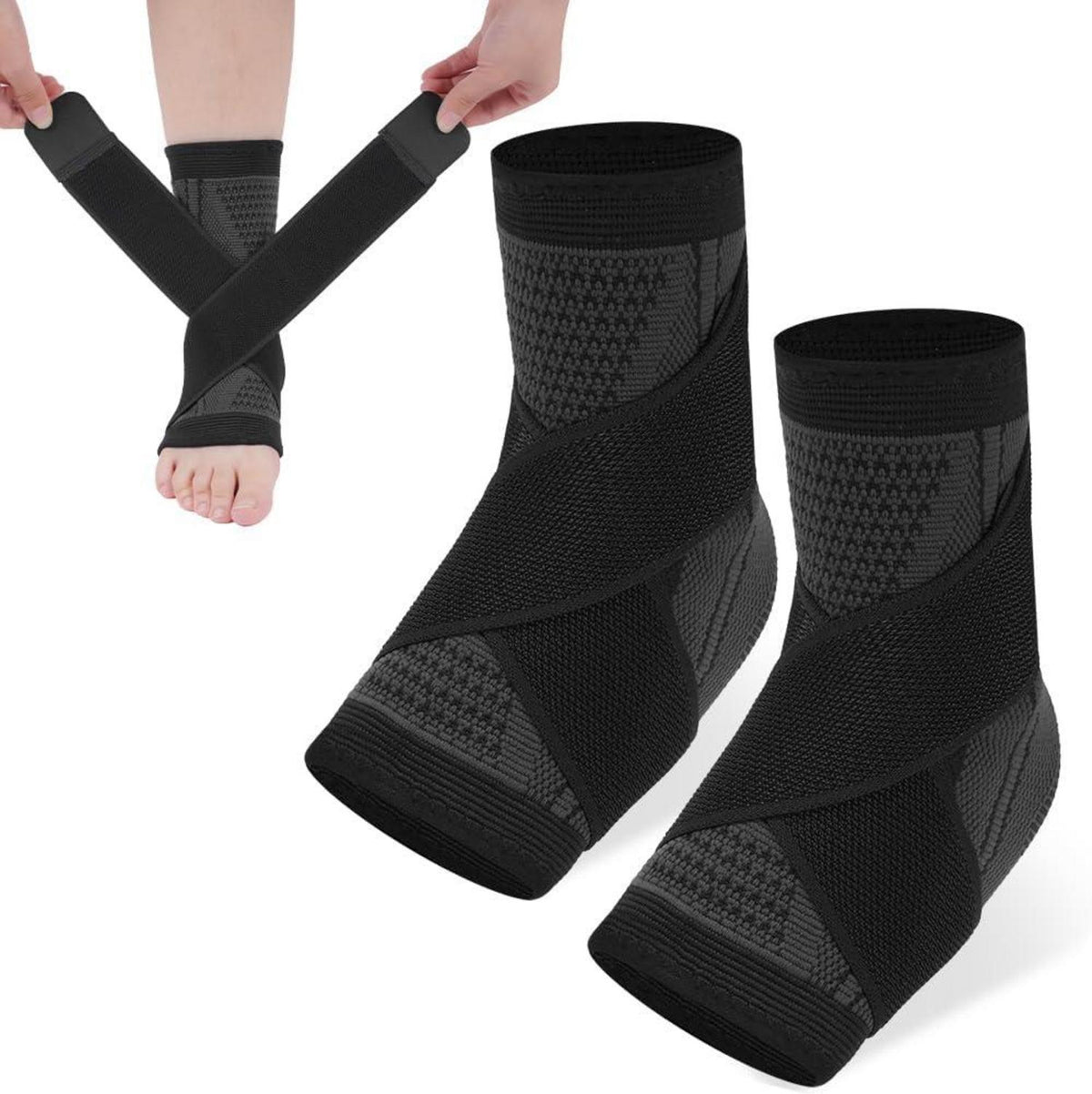 2er-Pack ACWOO Sprunggelenkbandage für Knöchelstütze