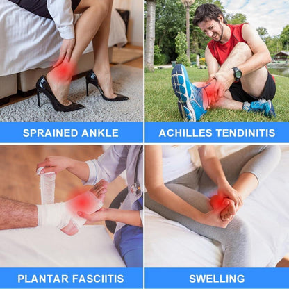 Einstellbare Sprunggelenkbandage Atmungsaktiv Flexibel 2er-Pack XL