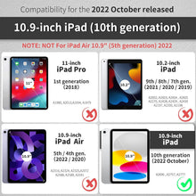 EasyAcc iPad 10.9 Zoll Hülle A2757/A2777, Ultra Dünn Matt