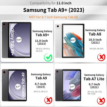 Hülle für Samsung Galaxy Tab A9+ Plus 11 Zoll