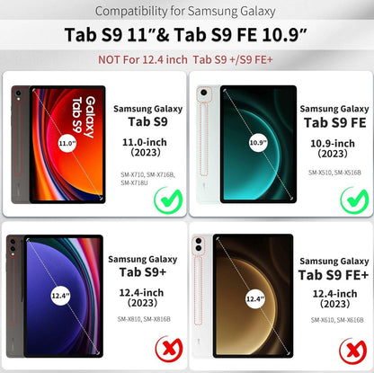 EasyAcc Samsung Galaxy Tab S9 FE 10.9/ S9 2023 11 Zoll Hülle