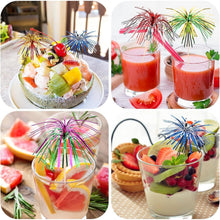 50 Cocktailspieße Feuerwerk Deko – 23cm Party Bar Getränke