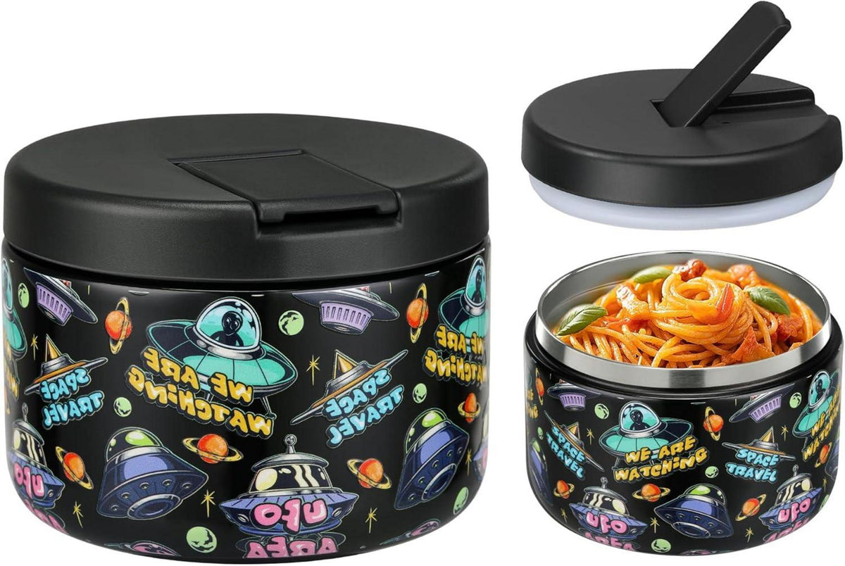 Thermobehälter Essen 350ml Edelstahl Warmhaltebehälter Kinder Lunchbox