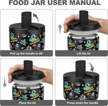 Thermobehälter 350ml Edelstahl Kinder Lunchbox auslaufsicher