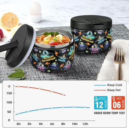 Itslife Thermobehälter 350ml Edelstahl Kinder Lunchbox Warmhaltebehälter