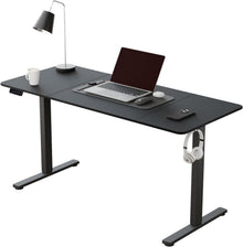 Höhenverstellbarer Schreibtisch Elektrisch Schwarz 140x60cm