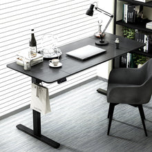 Höhenverstellbarer Schreibtisch 140x60cm Elektrisch Schwarz