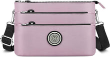 Umhängetasche Damen Nylon Wasserdicht Crossbody Bag Vielzahl Fächer