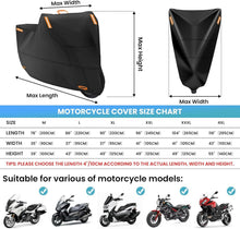 Motorradabdeckung 600D Wasserdicht Oxford Reflektierend