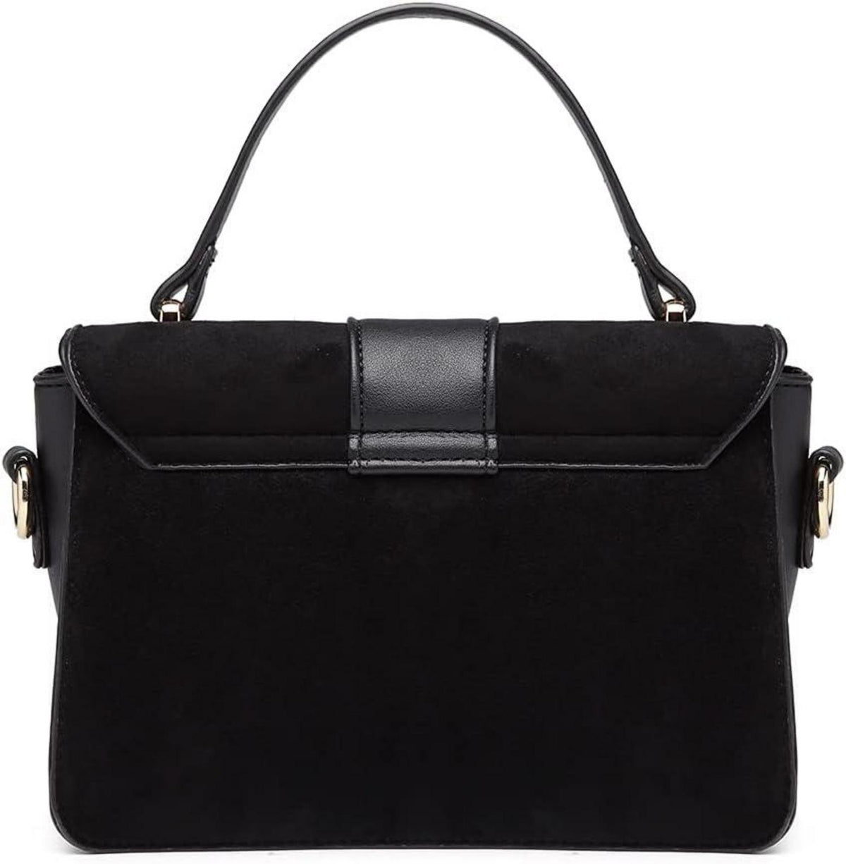 Umhängetasche Kunstleder Wildleder Vintage Flap Crossbody Bag