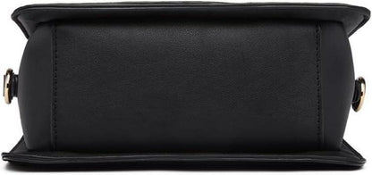 Miss Lulu Damen Umhängetasche Kunstleder Wildleder Vintage Flap