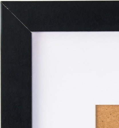 Kollyseek 3er Set Bilderrahmen 50x70 cm Acrylglas Schwarz Fotorahmen holz