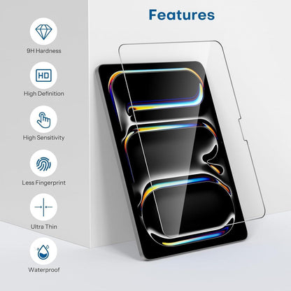 Panzer Schutz Glas iPad Pro 11 M4 (2024) 2 Stk. Schutzfolie