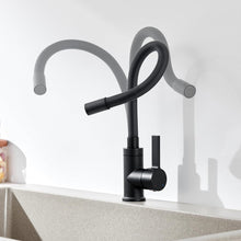 Flexibler Wasserhahn Schwarz - Spültischarmatur