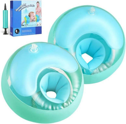 Schwimmflügel Kinder 1-14 Jahre, Schwimmhilfe 3 Airbags Blau