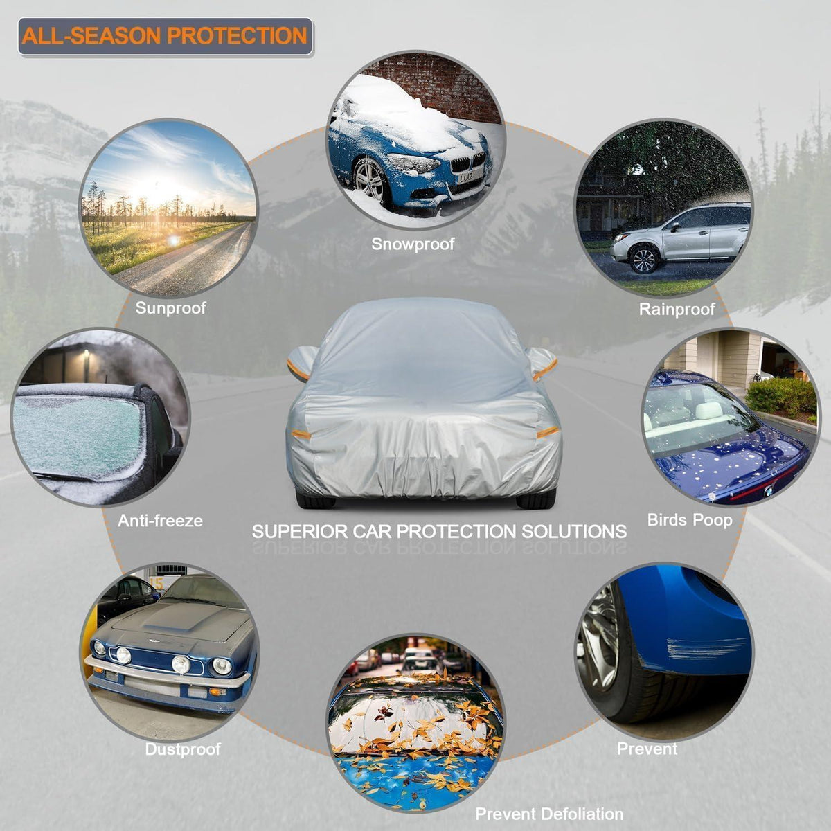 Autoabdeckung Peugeot 3008 (2009-2025) Wasserdicht & Atmungsaktiv