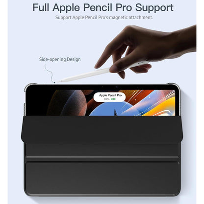 Schlanke Schutzhülle für iPad Air 11 Zoll mit Ständer, Schwarz