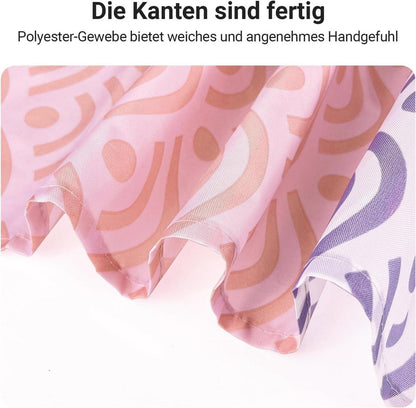 Duschvorhang Blume 300x200cm Antischimmel Wasserdicht Polyester mit Ösen