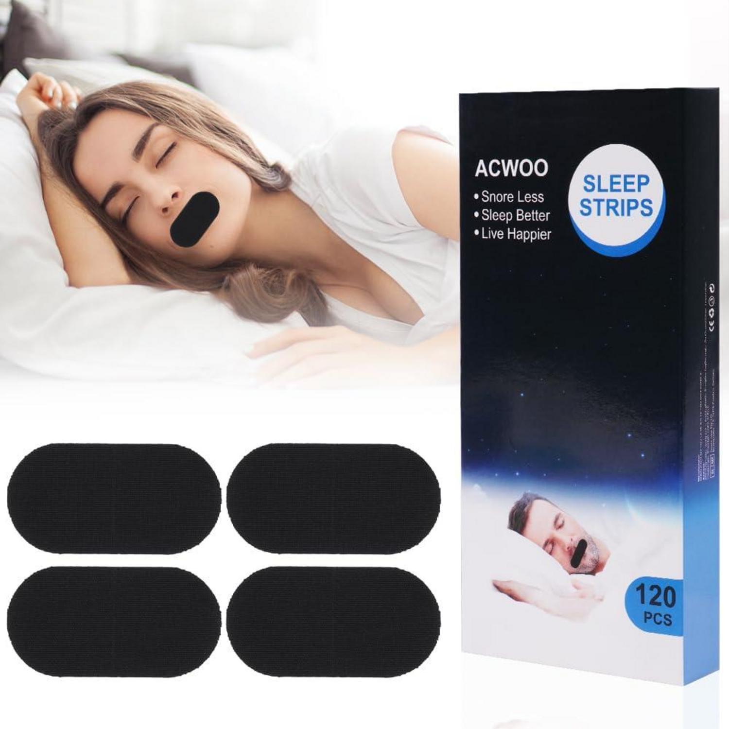 Mouth Tape gegen Schnarchen, 120 Stück, Schlafpflaster, Nasenpflaster