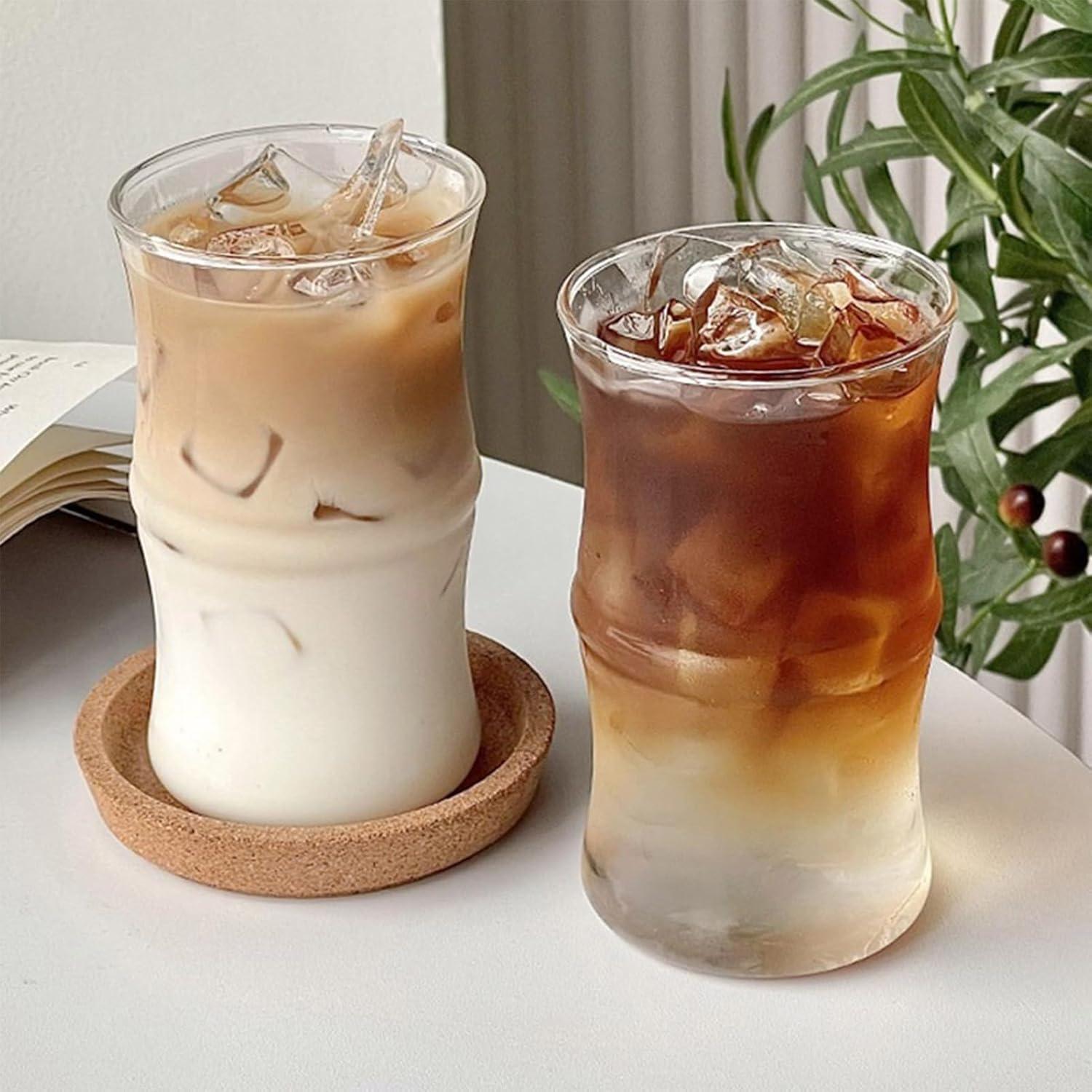 Latte Macchiato Gläser 400ml Kaffeegläser Kristall Hitzebeständig Cocktail