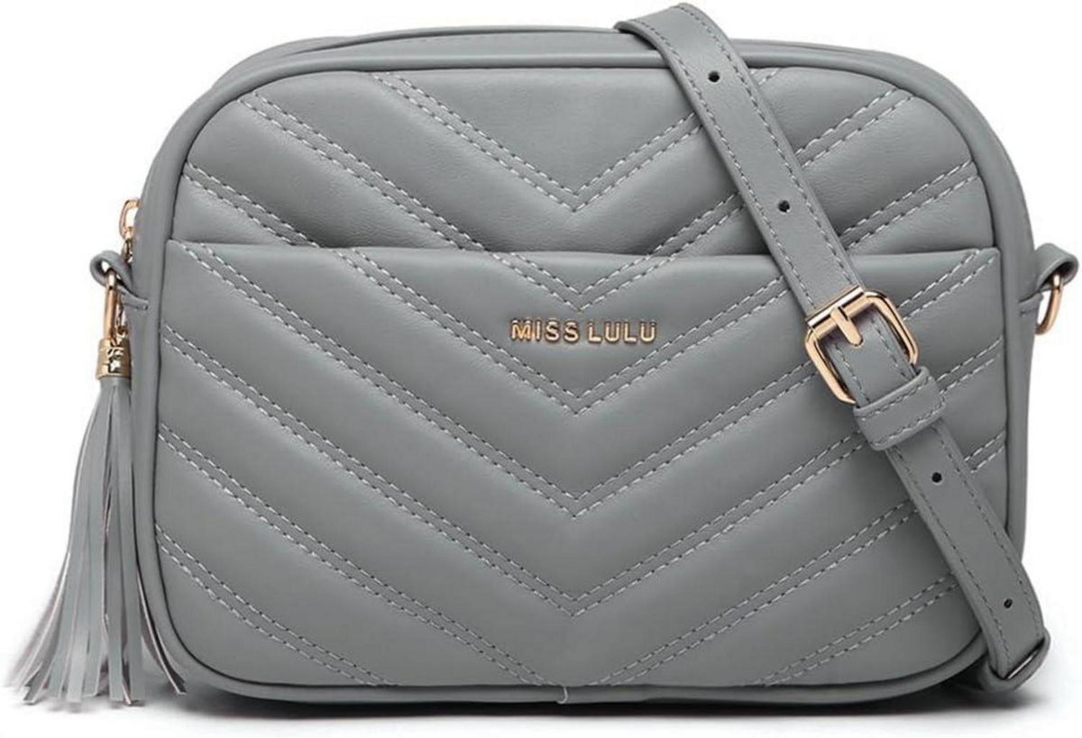Umhängetasche Damen aus PU Leder Crossbody Bag mit Verstellbarem Gurt