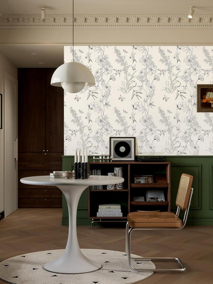 Selbstklebende Fototapete Blumen Design 44cm x 1000cm