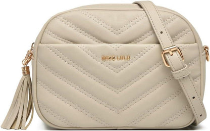 Umhängetasche Damen PU Leder Crossbody Bag Verstellbarer Gurt & 4