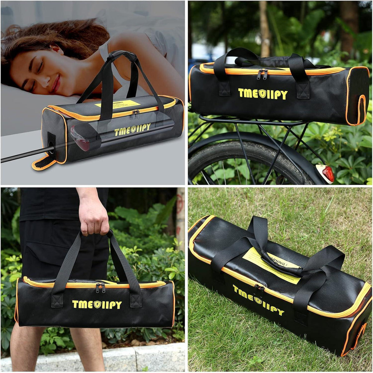 Feuerfeste Akku Tasche für E-Bike & Lipo Batterie