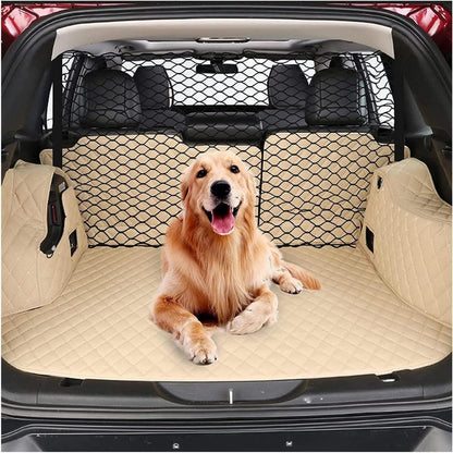 Hundegitter Auto Kofferraum – Sicherheitsnetz für Hunde 120x70cm