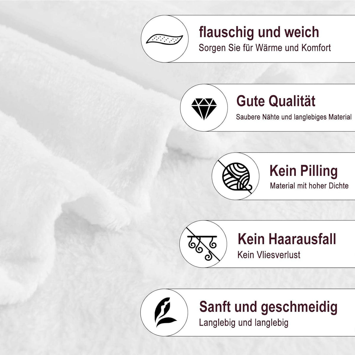 Lustige Geburtstagsdecke 150x130CM Geschenk für Frauen