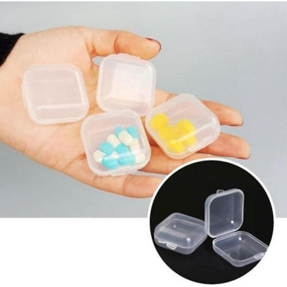 4x Tablettenbox Mini – Pillendose für Unterwegs
