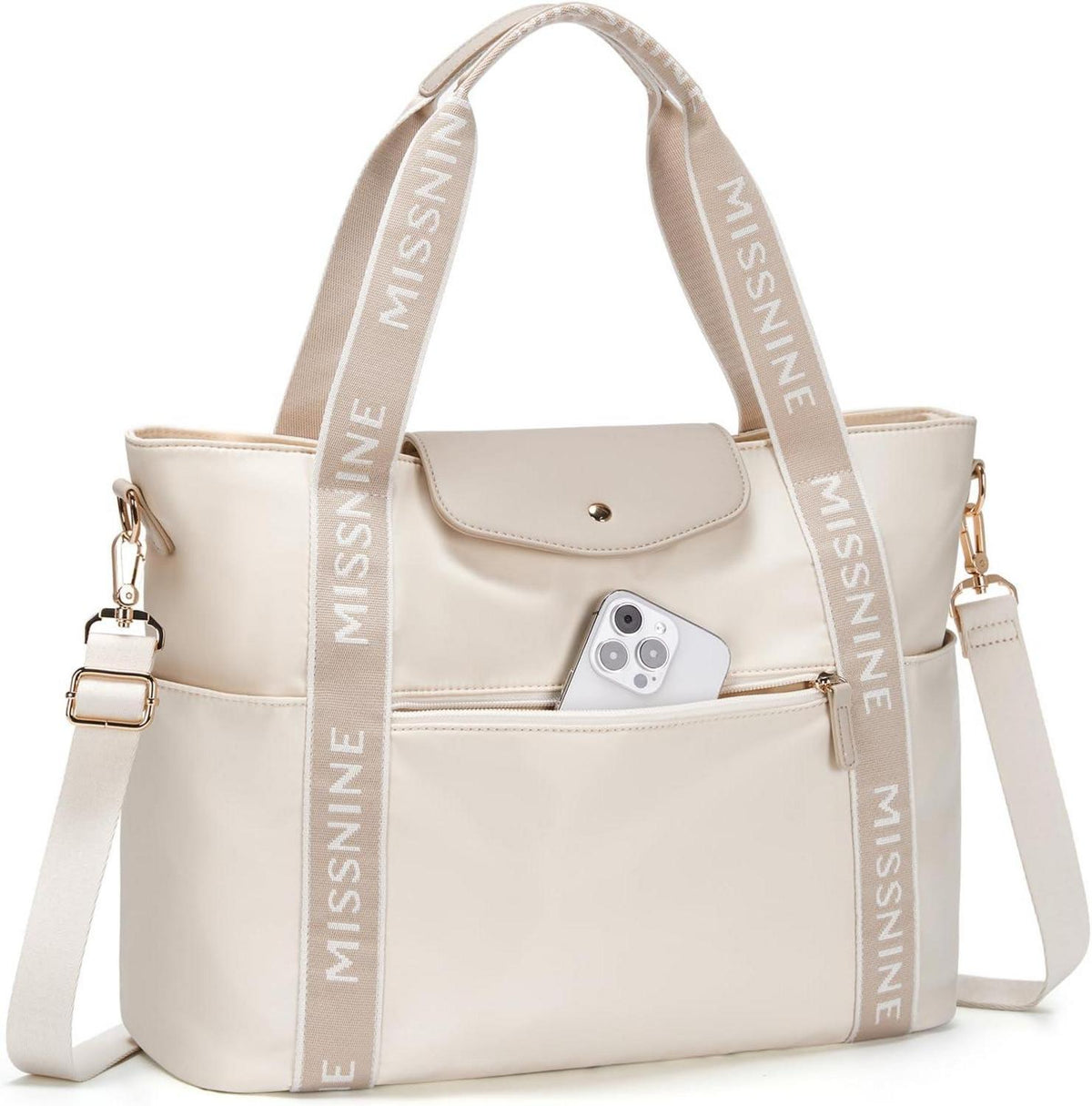 Große Laptoptasche Damen 15,6-Zoll Arbeitstasche Leicht Büro Reisen