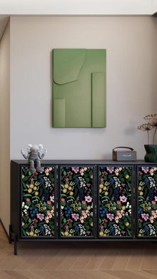 Selbstklebende Blumen Tapete PVC Vinyl Wandfolie 44cm x