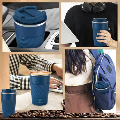 CS COSDDI Thermobecher Edelstahl Travel Mug 18oz Vakuum auslaufsicher