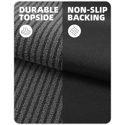 Fußmatte Outdoor Grau 80x120cm - Schmutzfangmatte für Haus & Garten