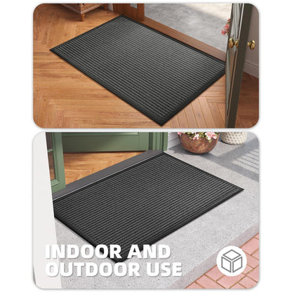 Fußmatte Outdoor Grau 80x120cm - Schmutzfangmatte für Haus & Garten