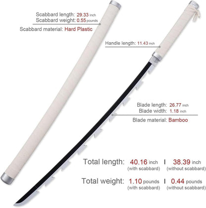Cosplay Anime Katana Schwert 103cm Bambus 1:1 Animation