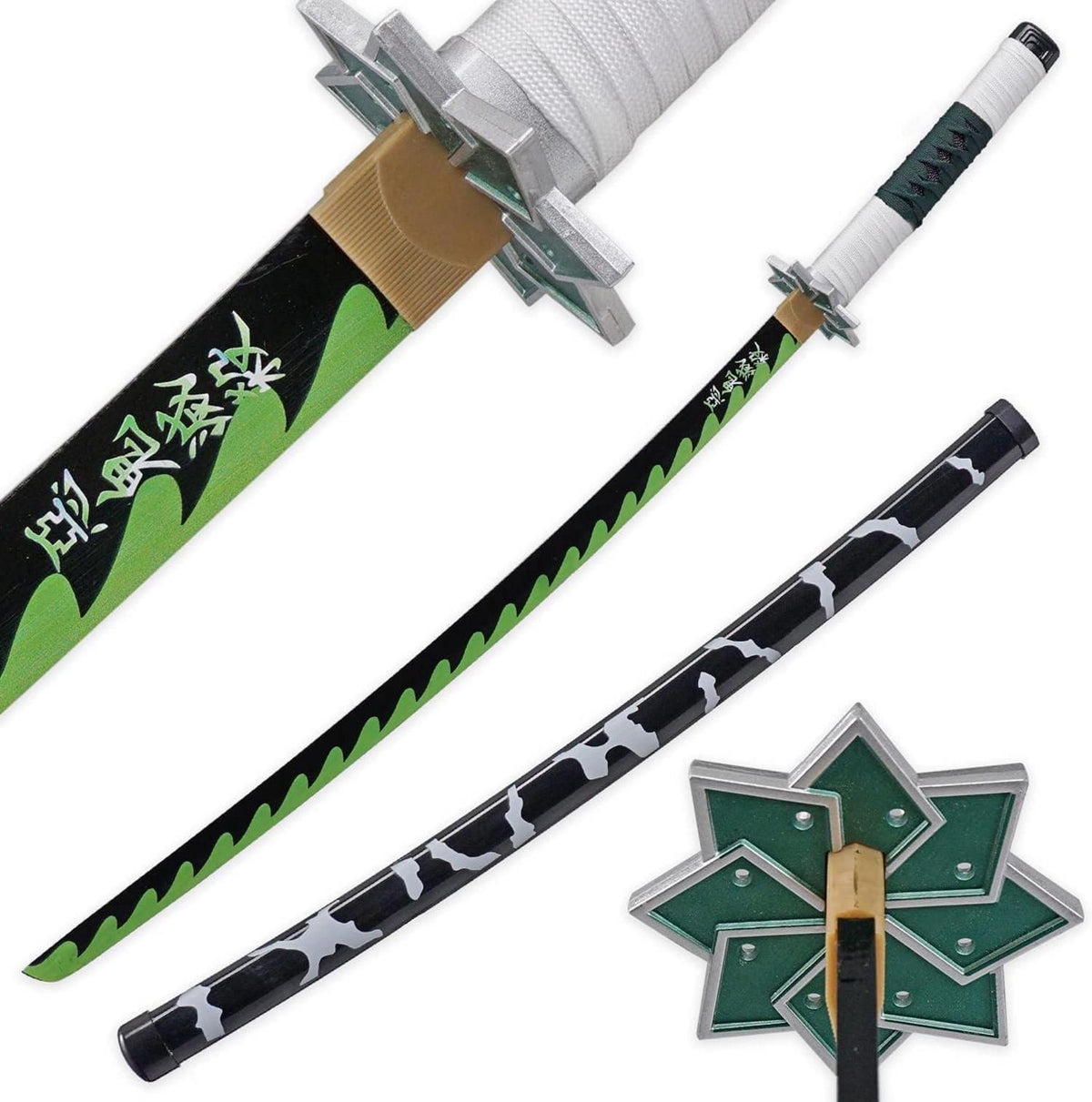 Anime Bambus Schwert Katana 103cm Cosplay Shinazugawa Sanemi