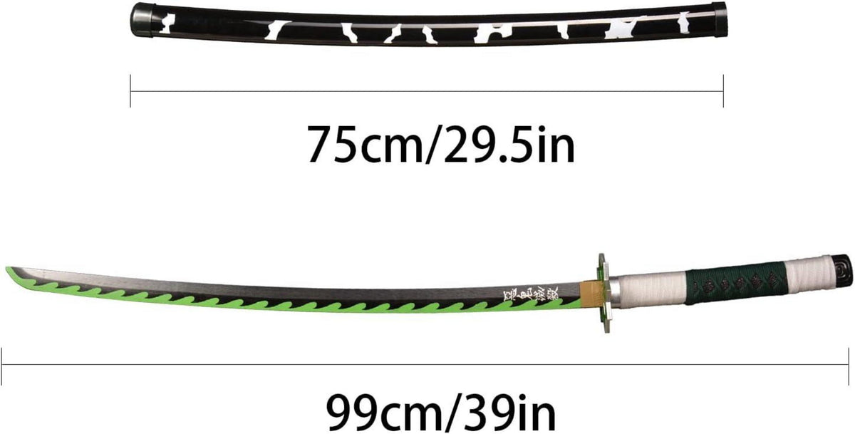 Cosplay Anime Bambus Schwert Katana 103cm Shinazugawa Sanemi