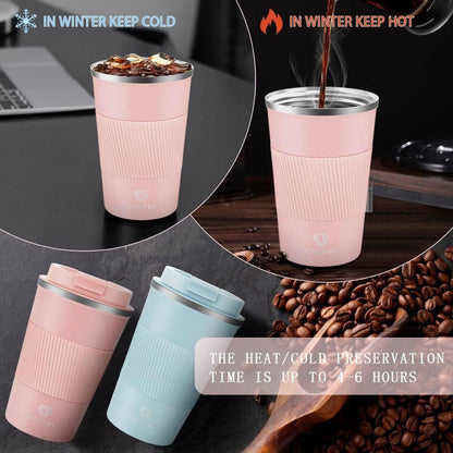 CS COSDDI Thermobecher Edelstahl Isolierbecher 18oz mit