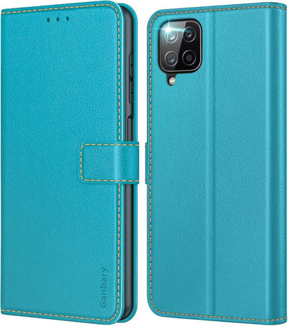 Handyhülle Samsung Galaxy A12/M12 Leder Klapphülle Magnet