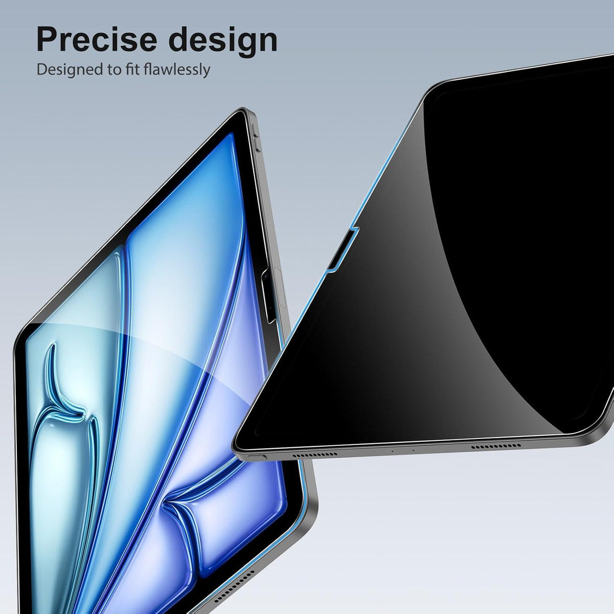Schutzglas iPad Air 11 Zoll 2024 2 Stück Panzerfolie 9H Anti-Kratz