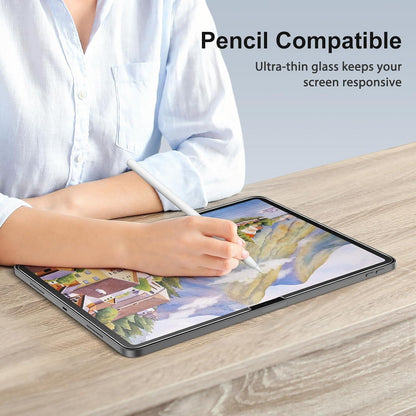 Panzer Schutzglas für iPad Air 11 Zoll M2 (2024) 2 Stück 9H Härte anti Bläschen
