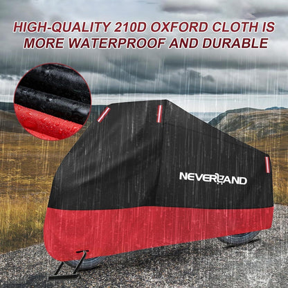 Motorrad Abdeckplane Wasserdicht & Winterfest 210D