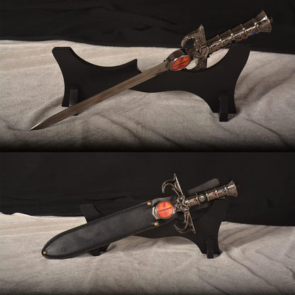 Handgemachtes Cosplay Anime Schwert Tiger-Katze Mystisches Schwert 41cm Edelstahl