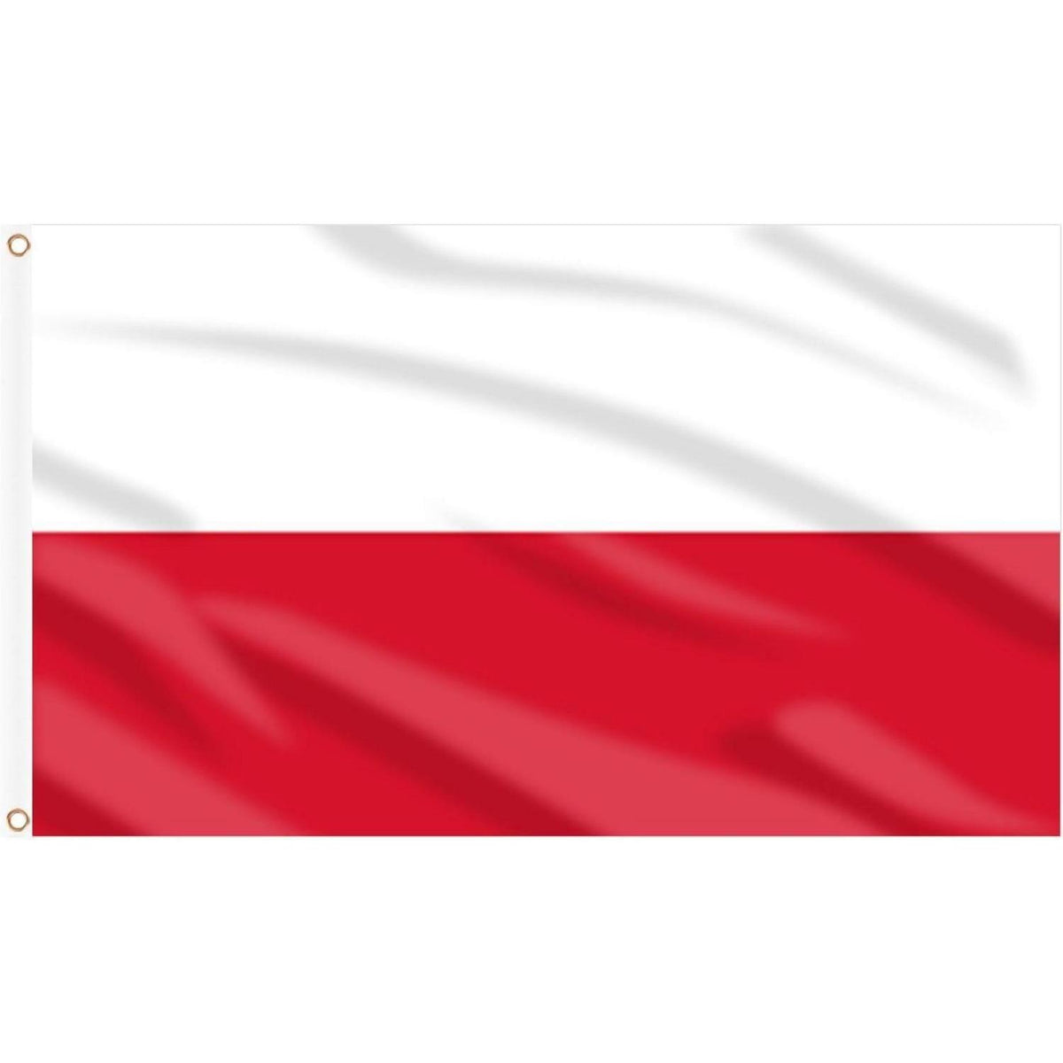 Polen Flagge 90x150 cm - 2er Set mit Ösen für Deko