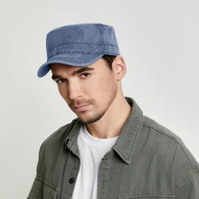Unisex Military Cap Denim Baseball Cap Verstellbar Dunkelblau