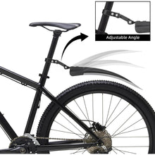 Fahrrad Schutzblech Set für MTB & Rennrad, Universal, Schwarz/Grau