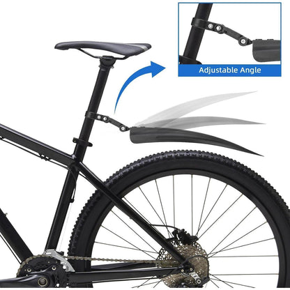 Fahrrad Schutzblech Set Universal MTB Rennrad 24-29 Zoll Schwarz